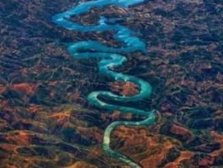 blue dragon river, Portugal