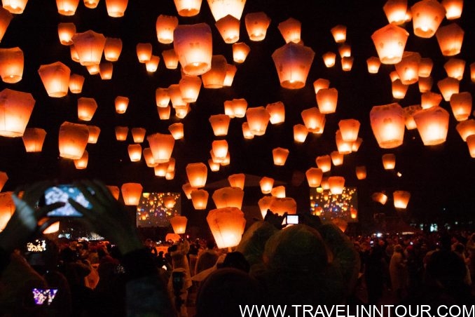 flying lantern festival, Taiwan