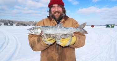 Ice Fishing In Canada