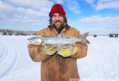 Ice Fishing In Canada