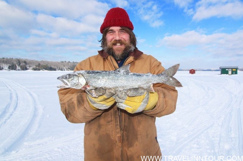 Ice Fishing In Canada