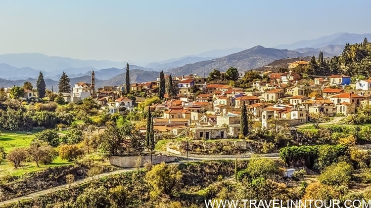 Kato Drys Village in Cyprus Southwest of Larnaca. Kato Drys Village in Cyprus Southwest of Larnaca.