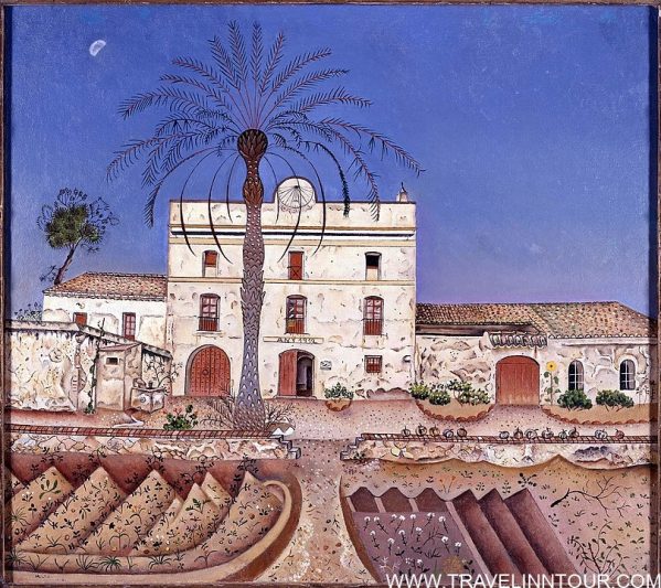 Joan Miro 1918 La casa de la palmera House with Palm Tree Joan Miro 1918 La casa de la palmera House with Palm Tree - Famous Art Museums