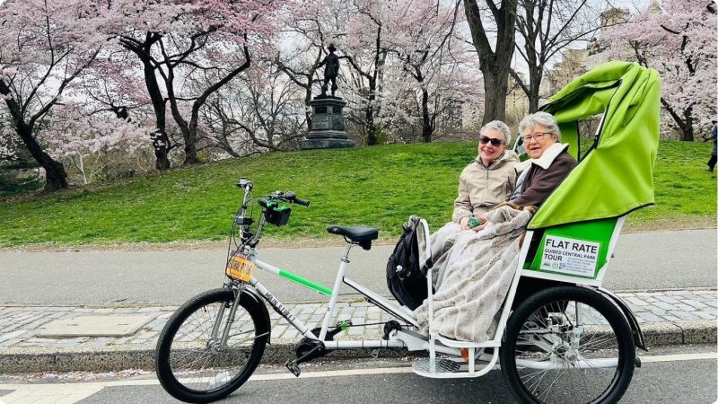 Central Park Pedicab New York City Tours for Seniors