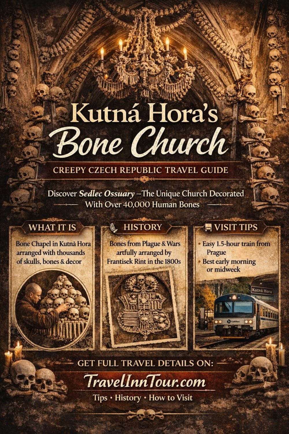 Inside the Bone Church of Kutná Hora – One of Europe’s Most Unusual Attractions