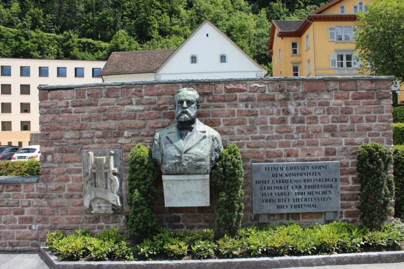 Rheinberger monument- Vaduz Walking Tour