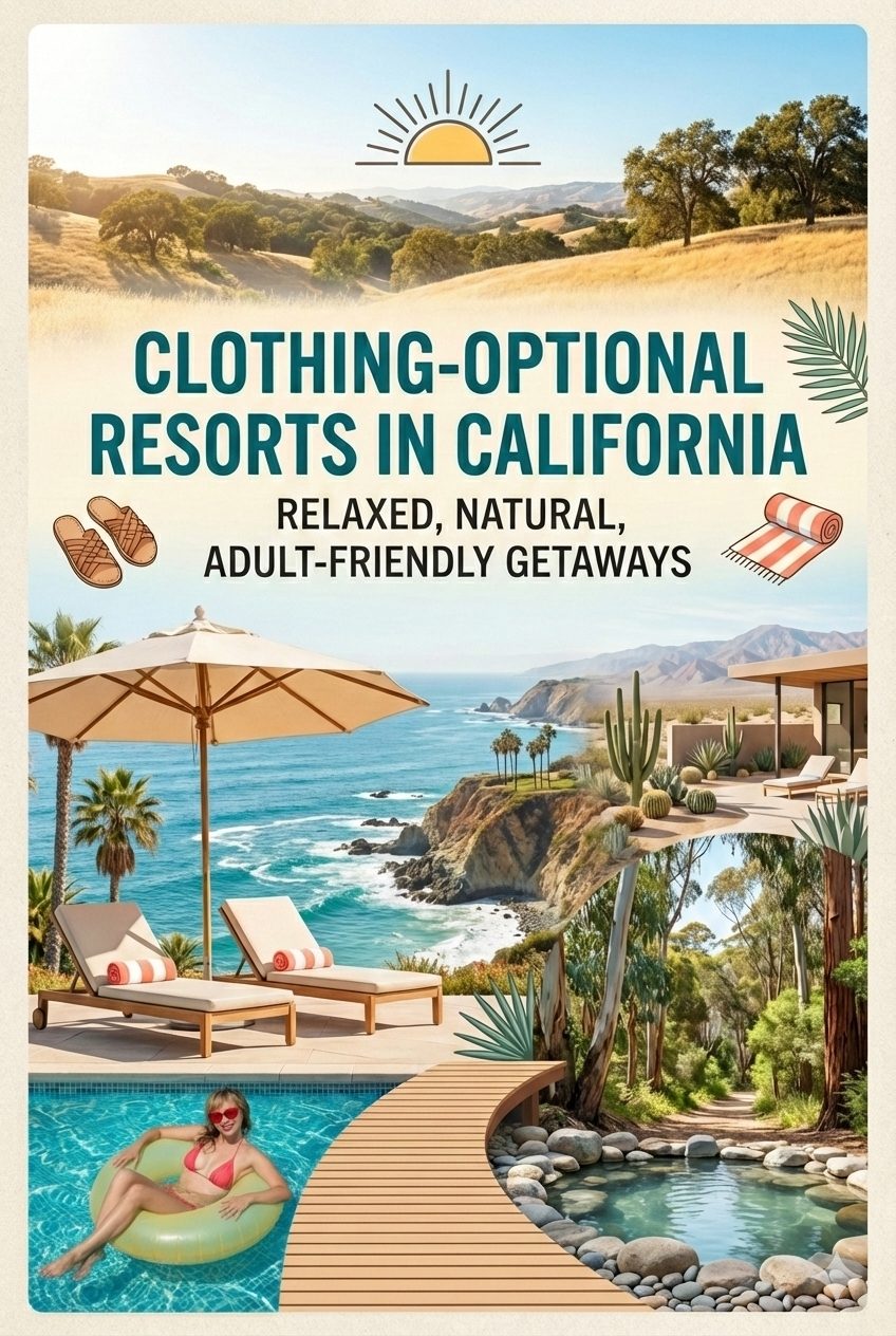 clothing optional resorts in California