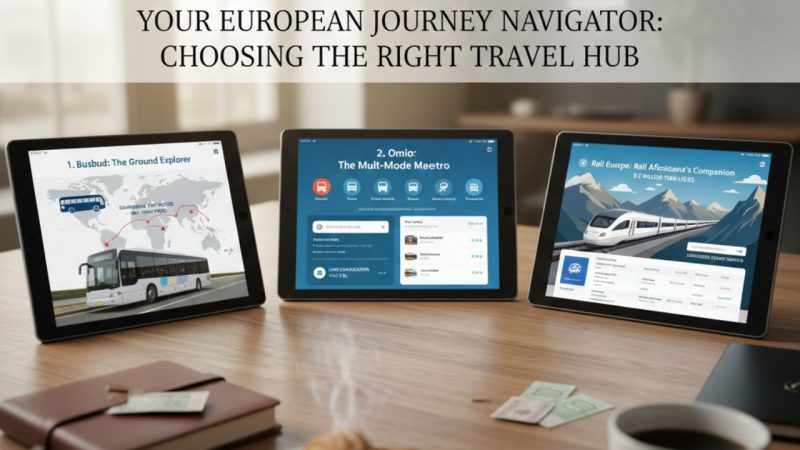 European transportation options Trains buses car rentals flights